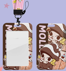 【No.38】:Cartoon ID Card Holder with Lanyard ( 4.33 × 2.76 in)