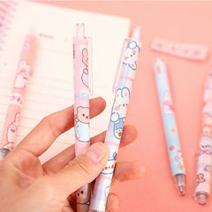 【No.3】: Black Gel Pens Cute Cartoon