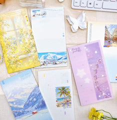 【No.27】: Nature Medium Notepads(approx. 3.65 × 6.69 in)
