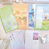 【No.27】: Nature Medium Notepads(approx. 3.65 × 6.69 in)