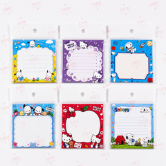 【No.2】:Small Cute Sticky Notes – 3 × 3 in (7.5 × 7.5 cm) | 30–50 Sheets