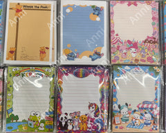 【No.39】B6 Cartoon Notepad with Double-Sided Printed Pages (4.9 × 6.9 in) | Thick Paper | Approx. 35 Sheets