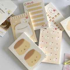 【No.1】:A7 Small Notepad Memo Pad (approx. 3.1 × 4.7 in)around 50sheets