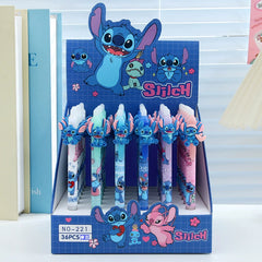 【No.4】:Erasable Pens black and blue gel mix cartoon
