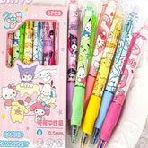 【No.4】:Erasable Pens black and blue gel mix cartoon