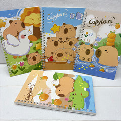 【No.18】:A5 Spiral notebooks White Pages (Approx. 8.3 × 5.7 in)