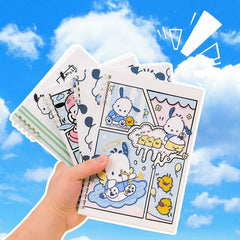 【No.18】:A5 Spiral notebooks White Pages (Approx. 8.3 × 5.7 in)