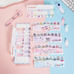 【No.8】:Sticky Tabs & Page Markers Cartoon(6 designs*15 sheets)