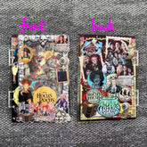 【Self-Pick】A5 Acrylic Shaker Binder Notebook (Approx. 5.83 × 8.27 in) – 30 Sheets | Choose Your Design