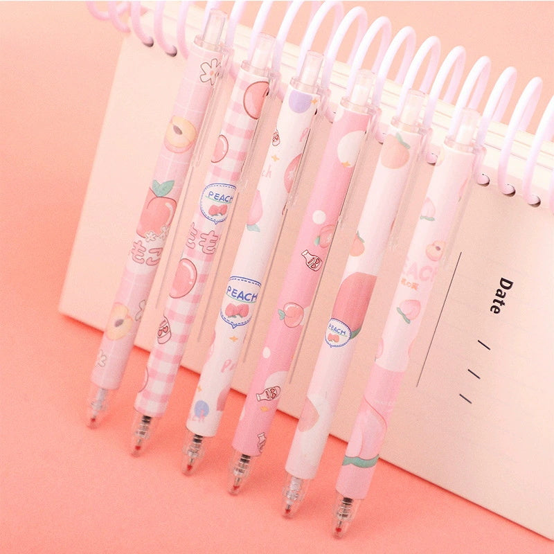 【No.3】: Black Gel Pens Cute Cartoon