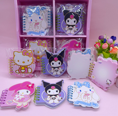 【No.7】Pocket Mini Spiral notebooks cartoon