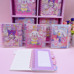 【No.7】Pocket Mini Spiral notebooks cartoon