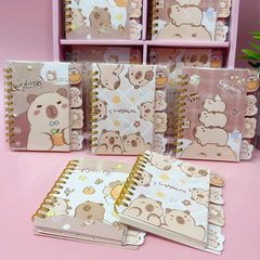【No.7】Pocket Mini Spiral notebooks cartoon