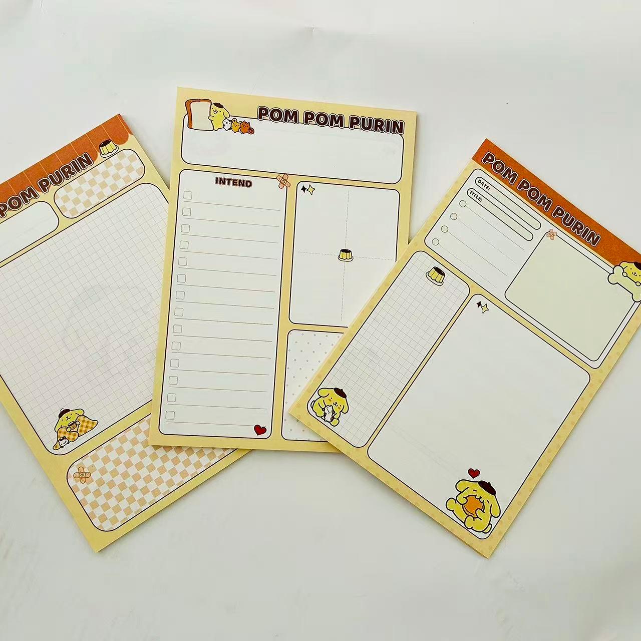 【No.23】:A5 Notepad Memo Pad (Approx. 8.3 × 5.7 in) around 50sheets