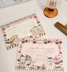 【No.32】B6 Animal Series Notepad (4.9 × 6.9 in), Thick Paper, Approx. 30 Sheets