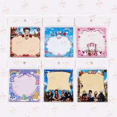 【No.2】:Small Cute Sticky Notes – 3 × 3 in (7.5 × 7.5 cm) | 30–50 Sheets