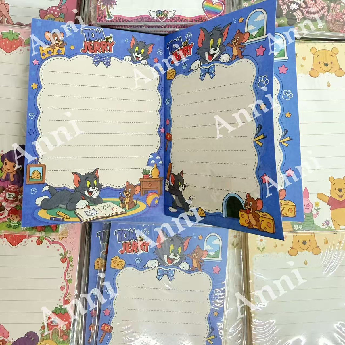 【No.33】:A7 Double-Sided Pictures Small Notepad (Approx. 3.3 × 4.7 in) | Thicker Paper | 40 Sheets |