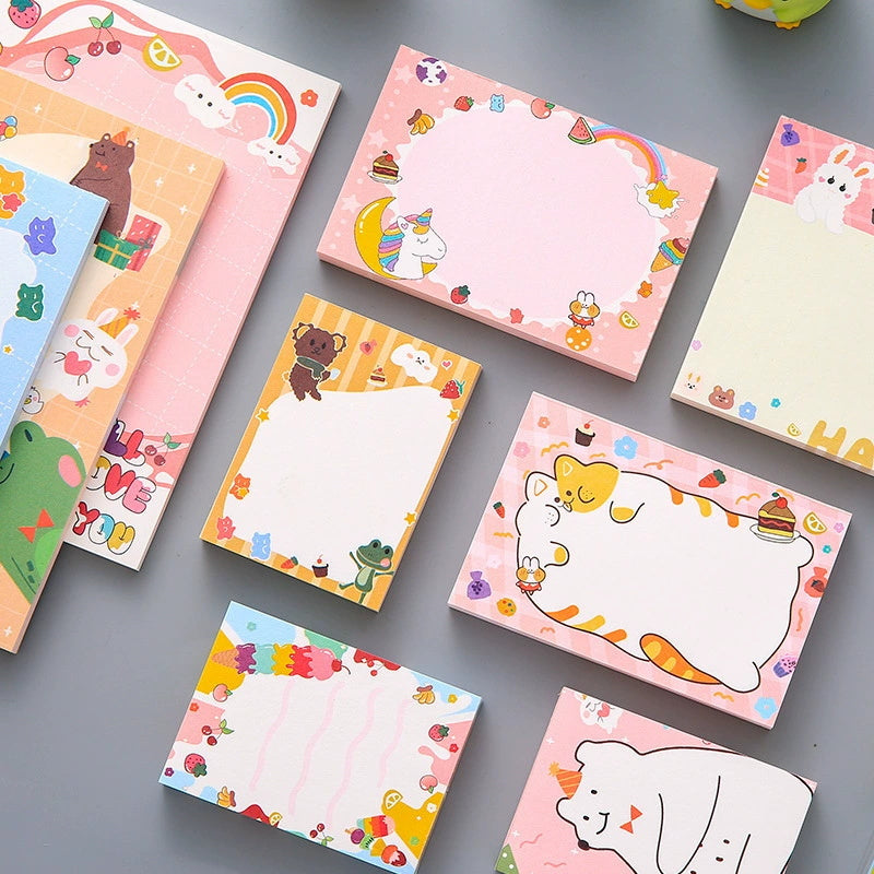 【No.1】:A7 Small Notepad Memo Pad （approx. 3.1 × 4.7 in）around 50sheets
