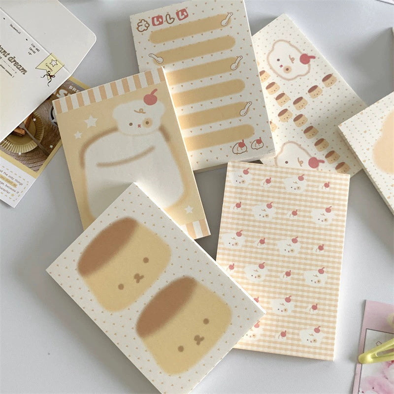 【No.1】:A7 Small Notepad Memo Pad （approx. 3.1 × 4.7 in）around 50sheets