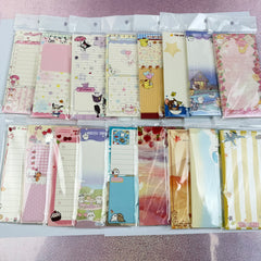 【No.26】: Medium Size Notepads(approx. 3.35 × 6.69 in) around 50 sheets