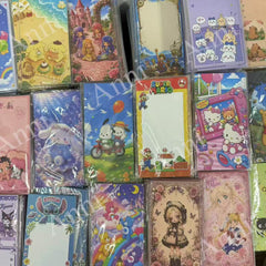 【No.35】:Medium Size Characters Notepad (Approx. 3.35 × 6.50 in) | 30 Sheets