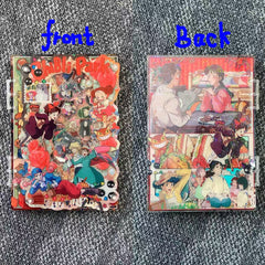 【Self-Pick】A5 Acrylic Shaker Binder Notebook (Approx. 5.83 × 8.27 in) – 30 Sheets | Choose Your Design