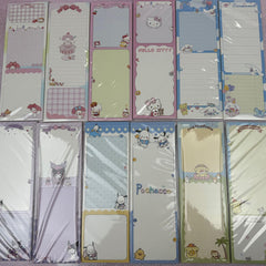 【Set A】:B5 half Notepad 3.3" × 9.8" (8.5 × 25 cm）50sheets Memo Pad with NO sticky