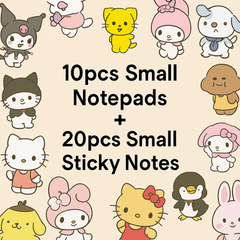 【Set D】:Small Sticky Notes & Small Notepads Set