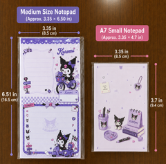 【No.35】:Medium Size Characters Notepad (Approx. 3.35 × 6.50 in) | 30 Sheets