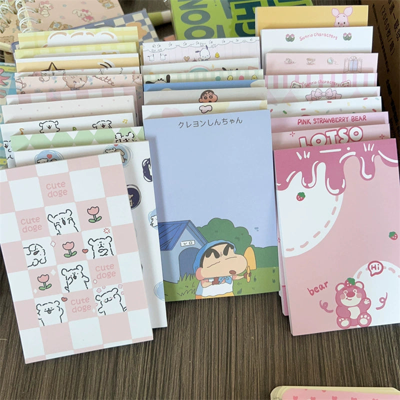 【No.1】:A7 Small Notepad Memo Pad Ideal for Writing（8*12cm）50sheets
