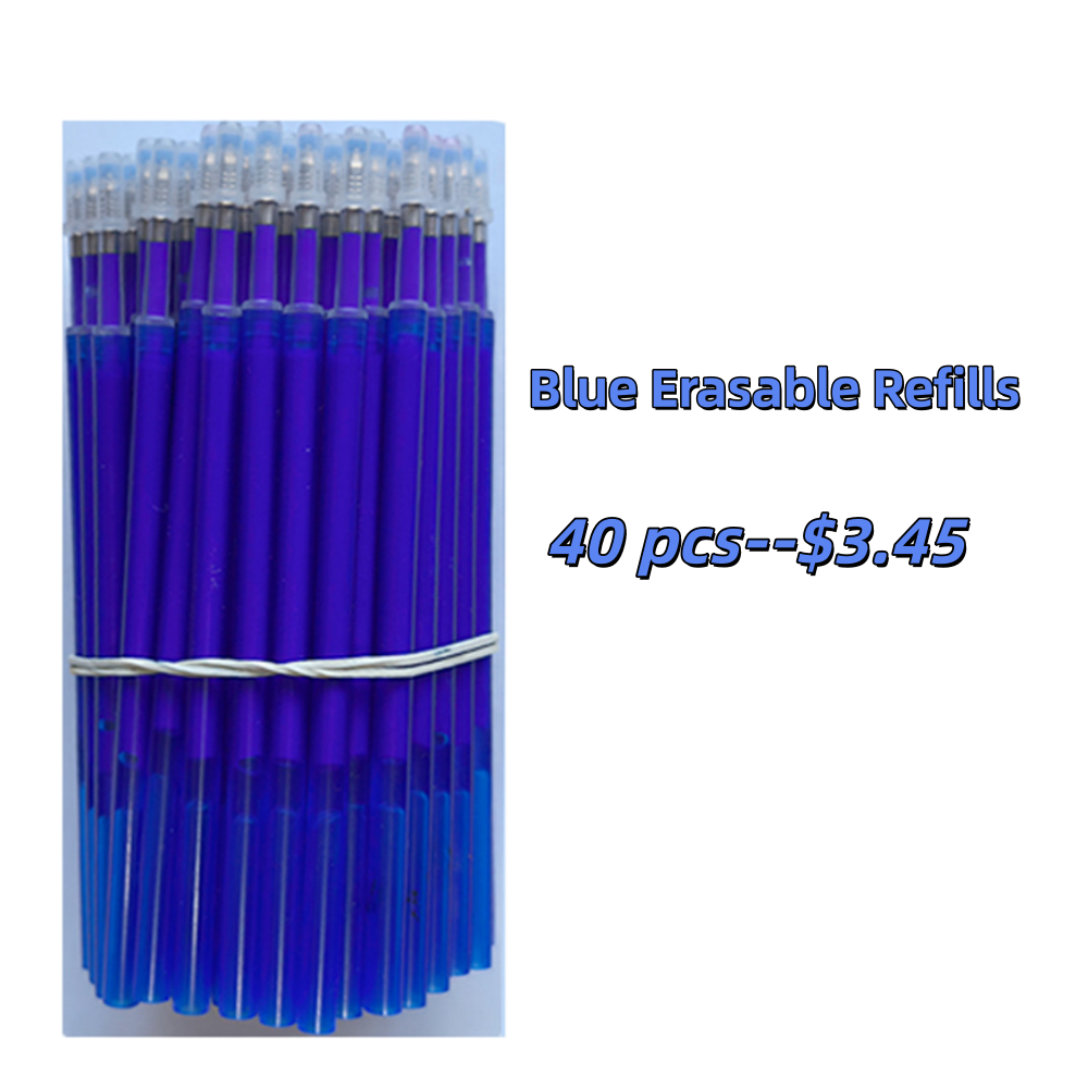 【Bundle Set G】:0.5mm Retractable Erasable Pen Refills