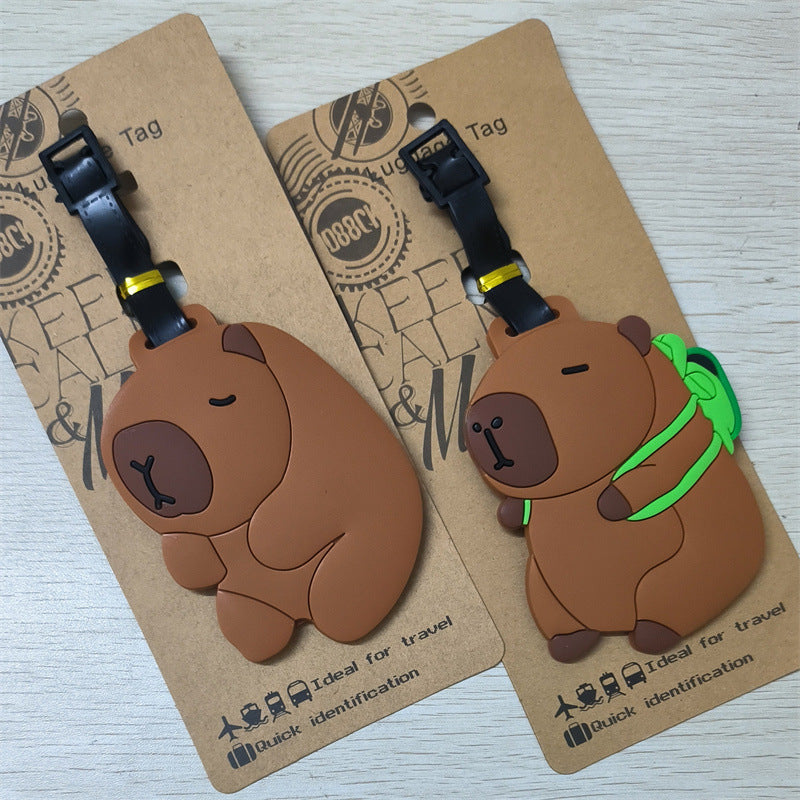 【No.19】:Cutie Silicone Rubber Luggage Tags