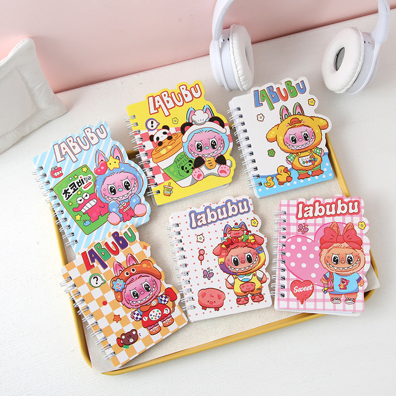 【No.7】Pocket Mini Spiral notebooks cartoon