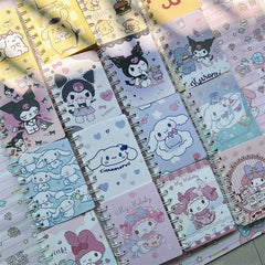 【No.7】Pocket Mini Spiral notebooks cartoon