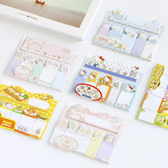 【No.8】:Sticky Tabs & Page Markers Cartoon（6 designs*15 sheets）