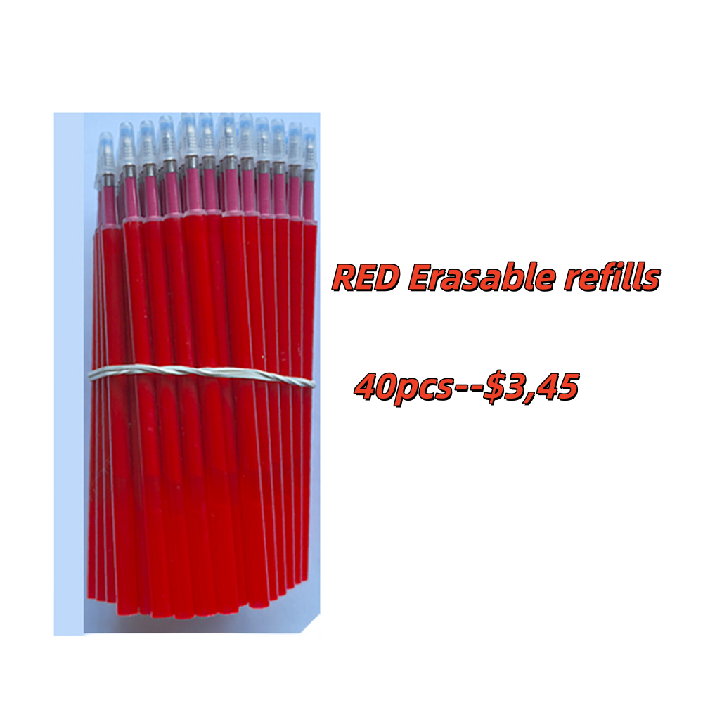 【Bundle Set G】:0.5mm Retractable Erasable Pen Refills