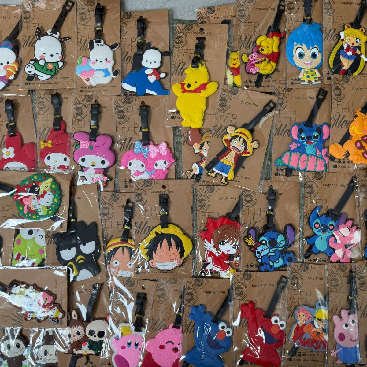 【No.19】:Cutie Silicone Rubber Luggage Tags